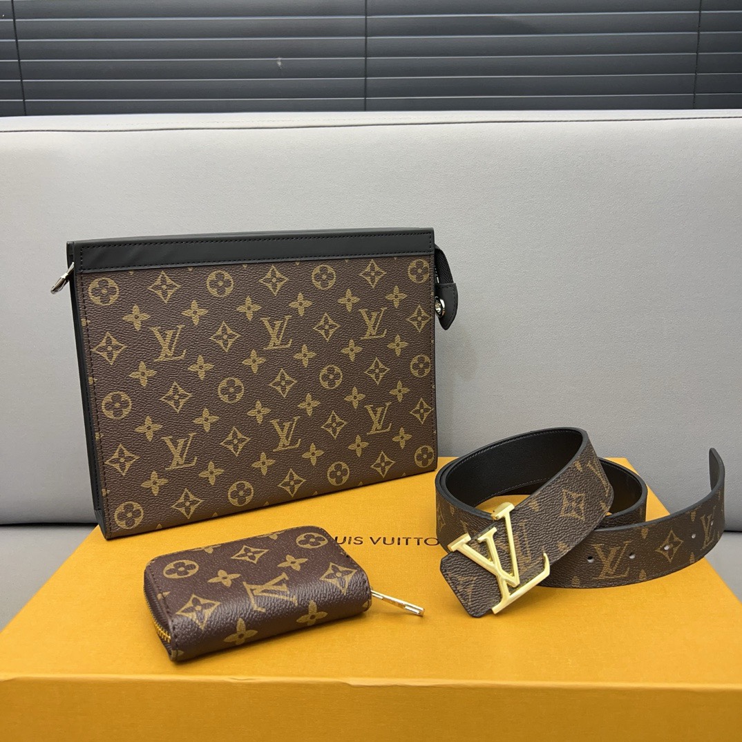 Louis Vuitton ★大人気定番商品★ 「メンズ ギフトセット」古い花 3点セット お得