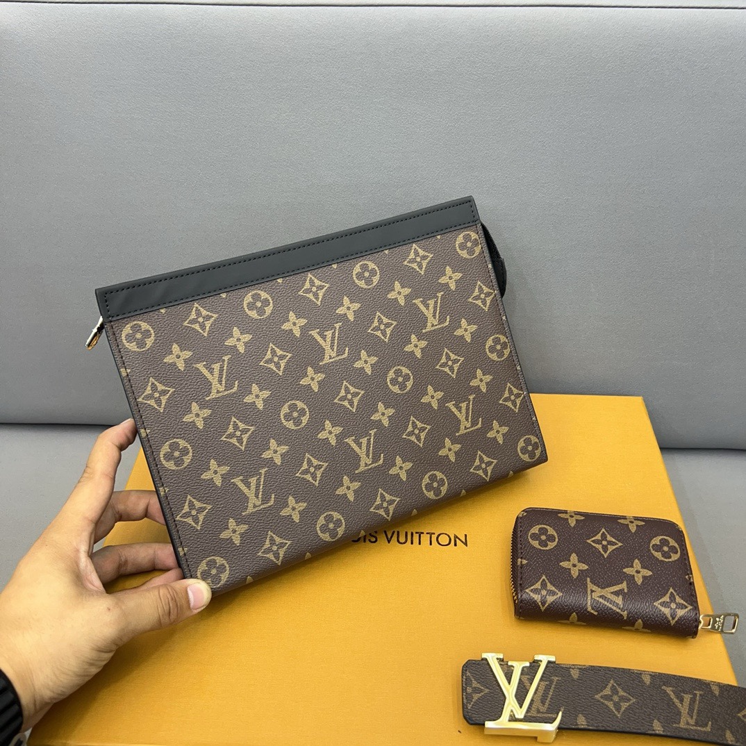 Louis Vuitton ★大人気定番商品★ 「メンズ ギフトセット」古い花 3点セット お得