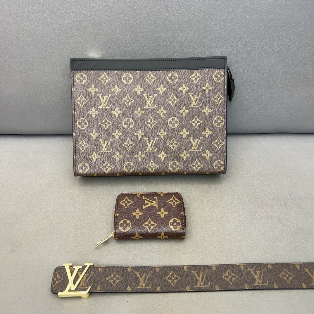 Louis Vuitton ★大人気定番商品★ 「メンズ ギフトセット」古い花 3点セット お得