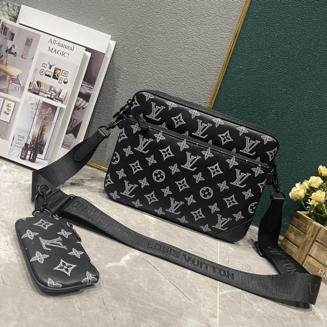 Louis Vuitton ショルダーバッグ ブラック ★大人気定番商品★ 3点セット お得