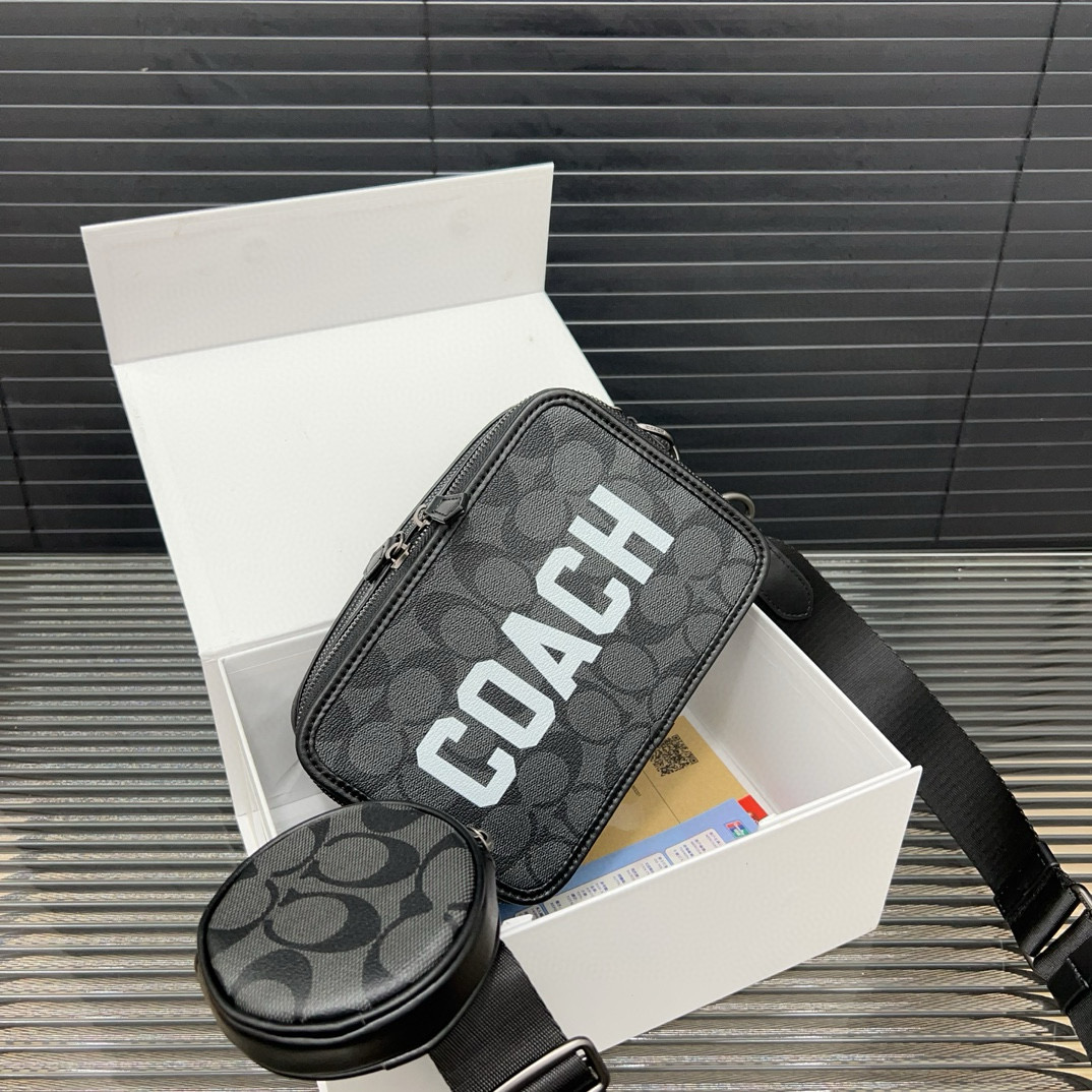 【Coach】ショルダーバッグ ブラック 2点セット お得