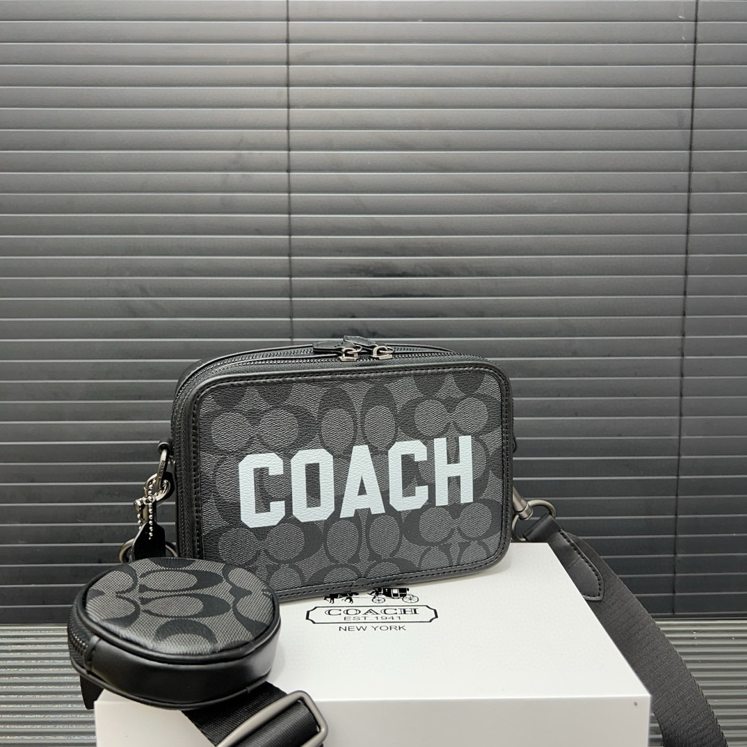 【Coach】ショルダーバッグ ブラック 2点セット お得