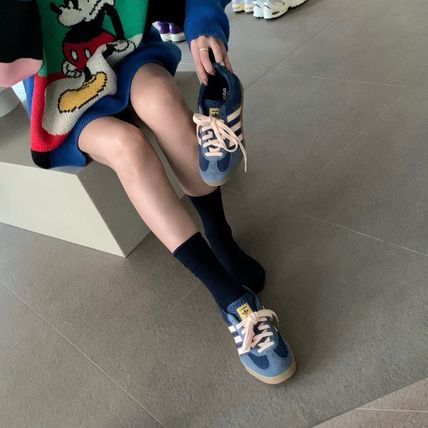 adidas スニーカー 【関税-送料込み】ADIDAS GAZELLE INDOOR DARK BLUE JI0322(14)