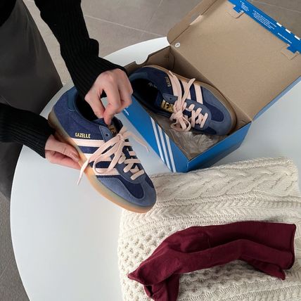 adidas スニーカー 【関税-送料込み】ADIDAS GAZELLE INDOOR DARK BLUE JI0322(7)