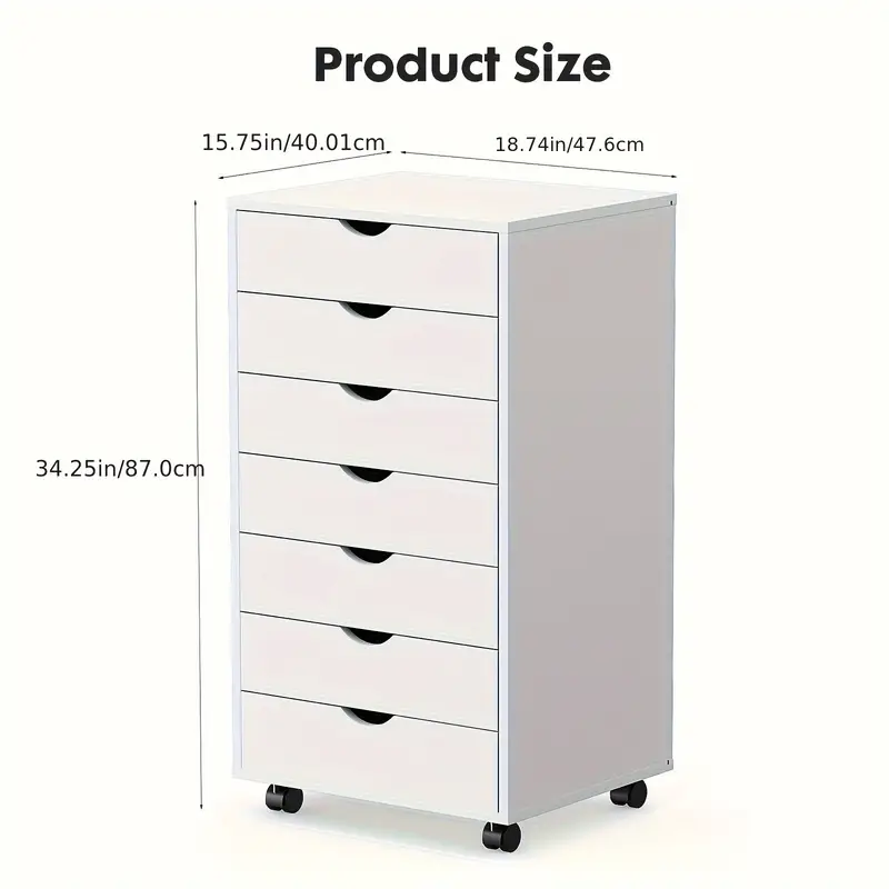     de   con 7 cajones  ,    , funcionamiento     almacenamiento  ,  , dormitorio o  , 34.25x15.75x18.74 pulgadas detalles 3