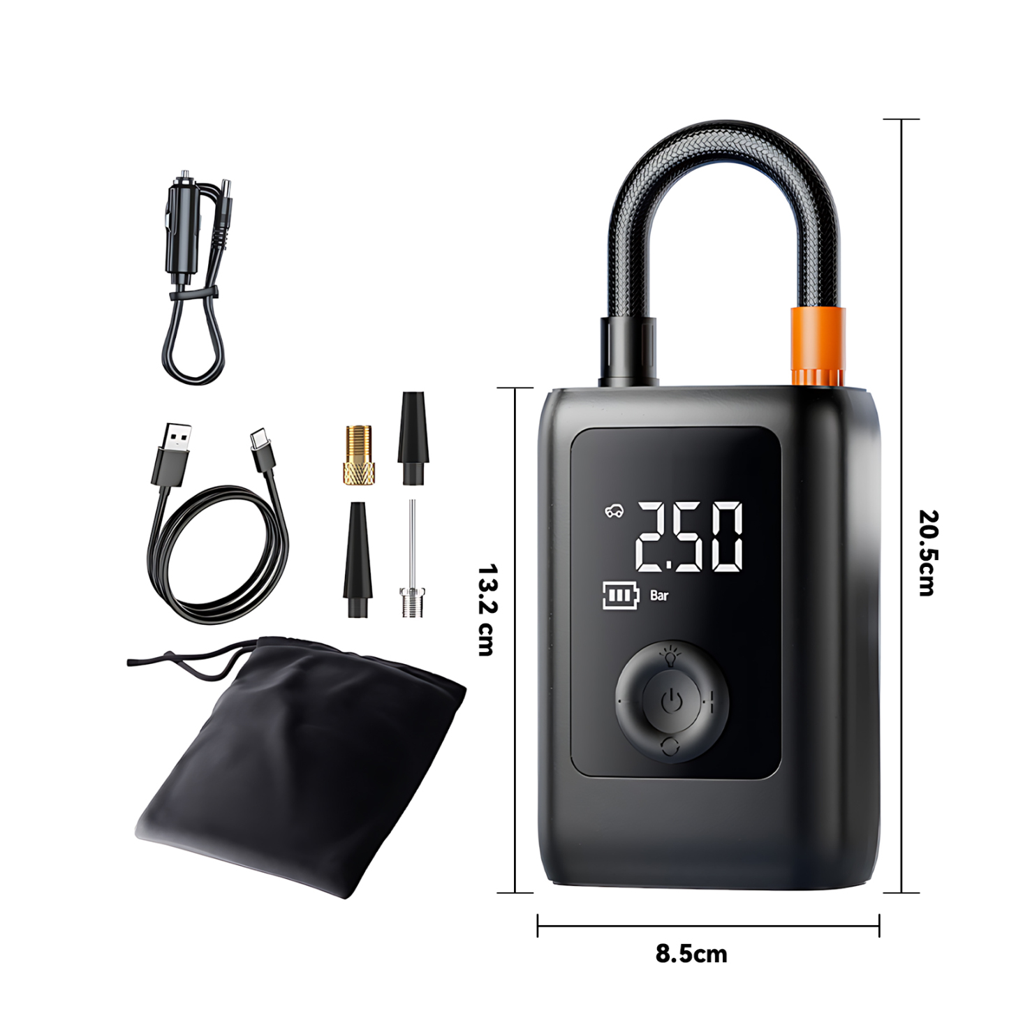 Portable Tyre Inflator & Pump