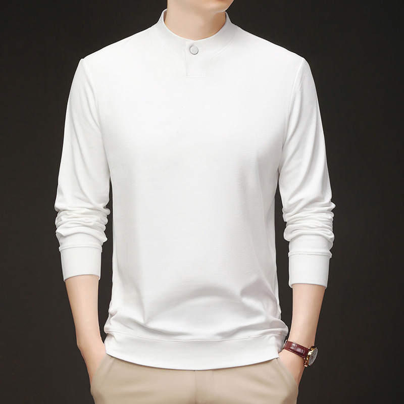 เสื้อกันหนาวผ้าเดอโรสองด้านเรียบง่ายของผู้ชาย