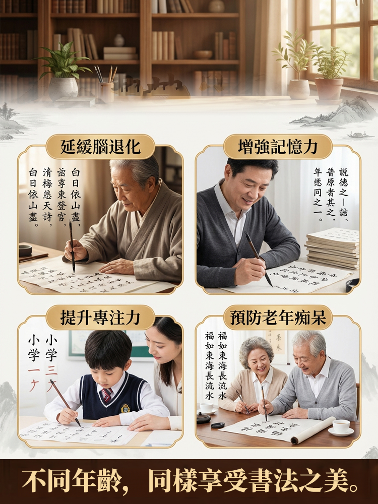 自動修正書法筆 讓生活慢下來