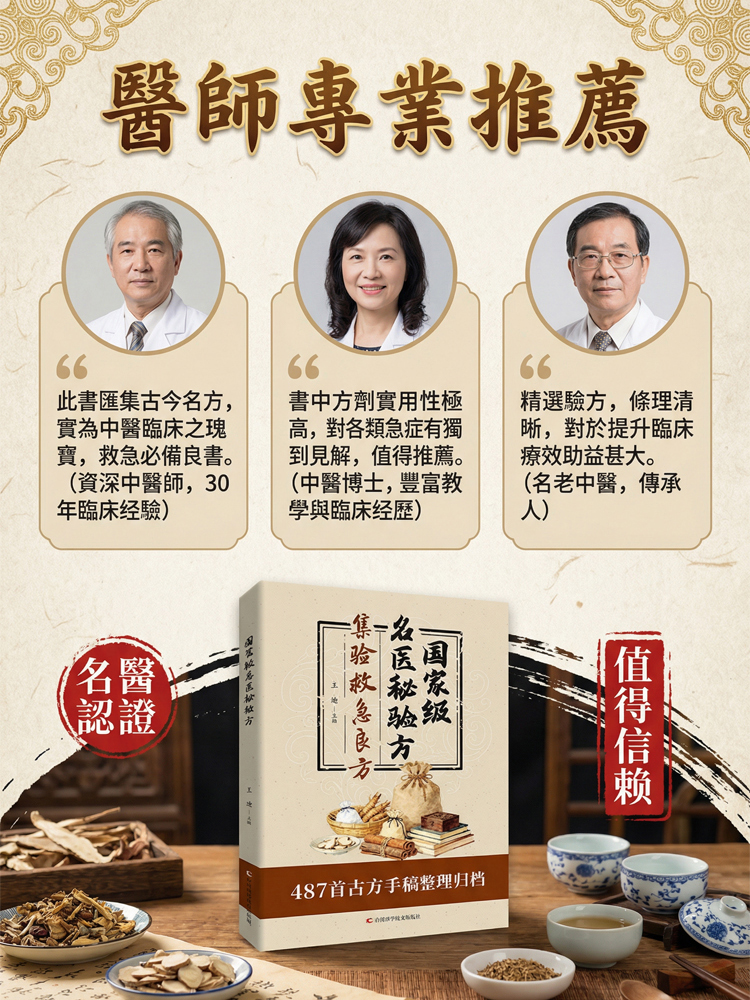 把「老神醫」請回家《集驗救急良方》