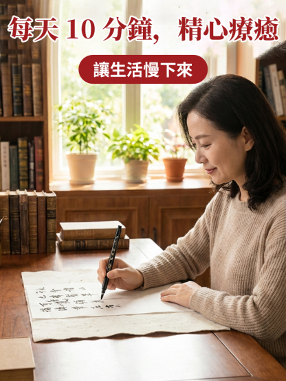 自動修正書法筆 讓生活慢下來