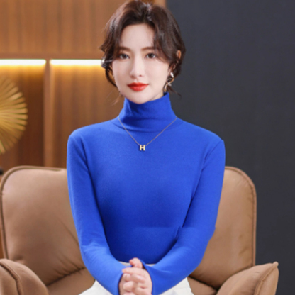 加厚澳絨堆領打底衫