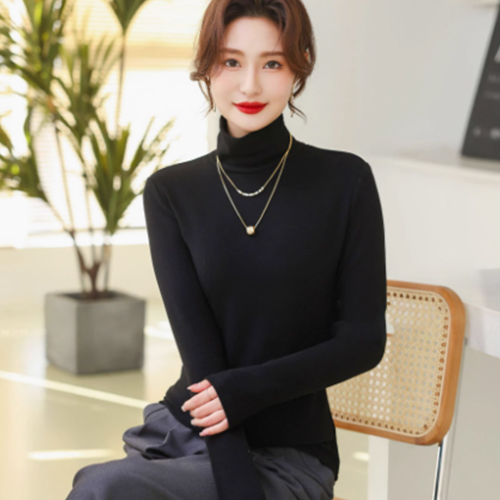 加厚澳絨堆領打底衫