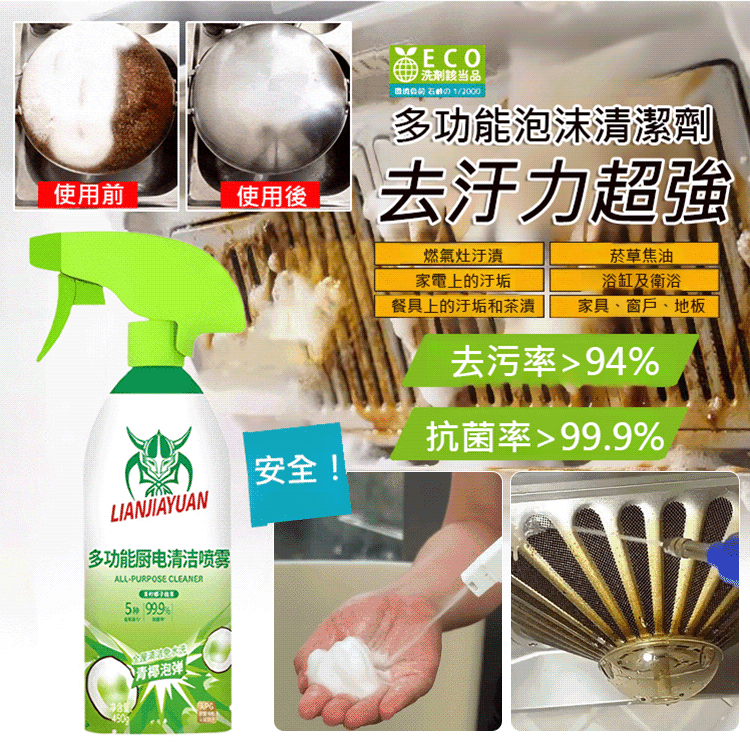 多功能泡沫清潔劑
