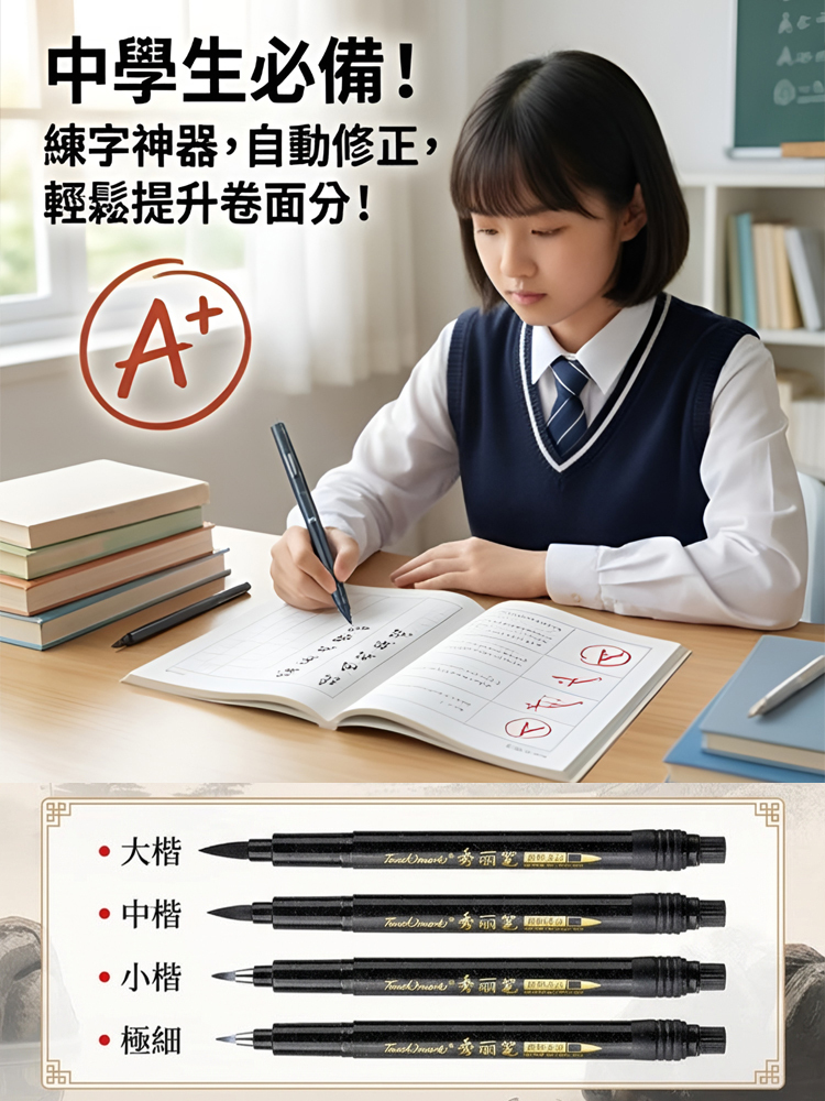 自動修正書法筆 讓生活慢下來