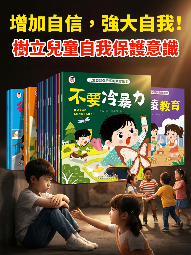 兒童自我保護啟蒙繪本全10冊
