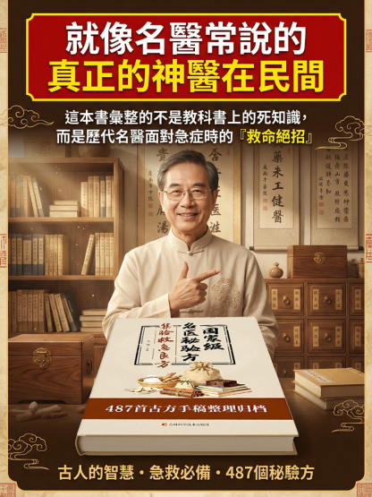 把「老神醫」請回家《集驗救急良方》