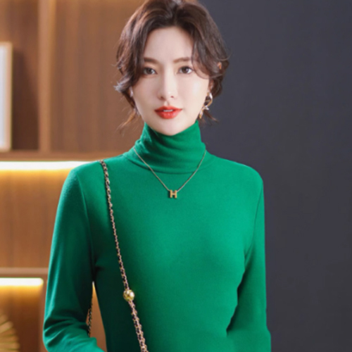 加厚澳絨堆領打底衫