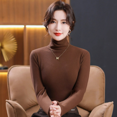 加厚澳絨堆領打底衫