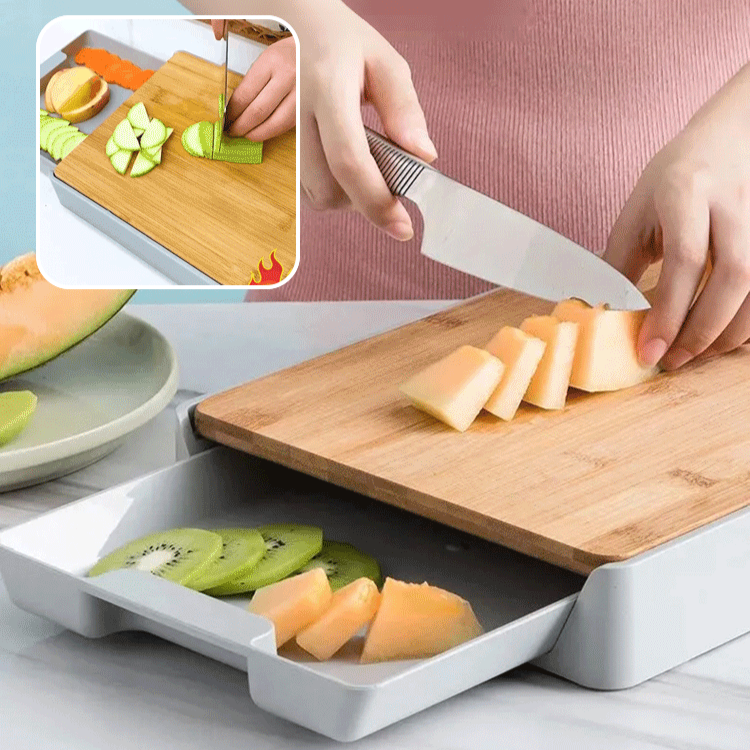 楠竹抽屜式菜板