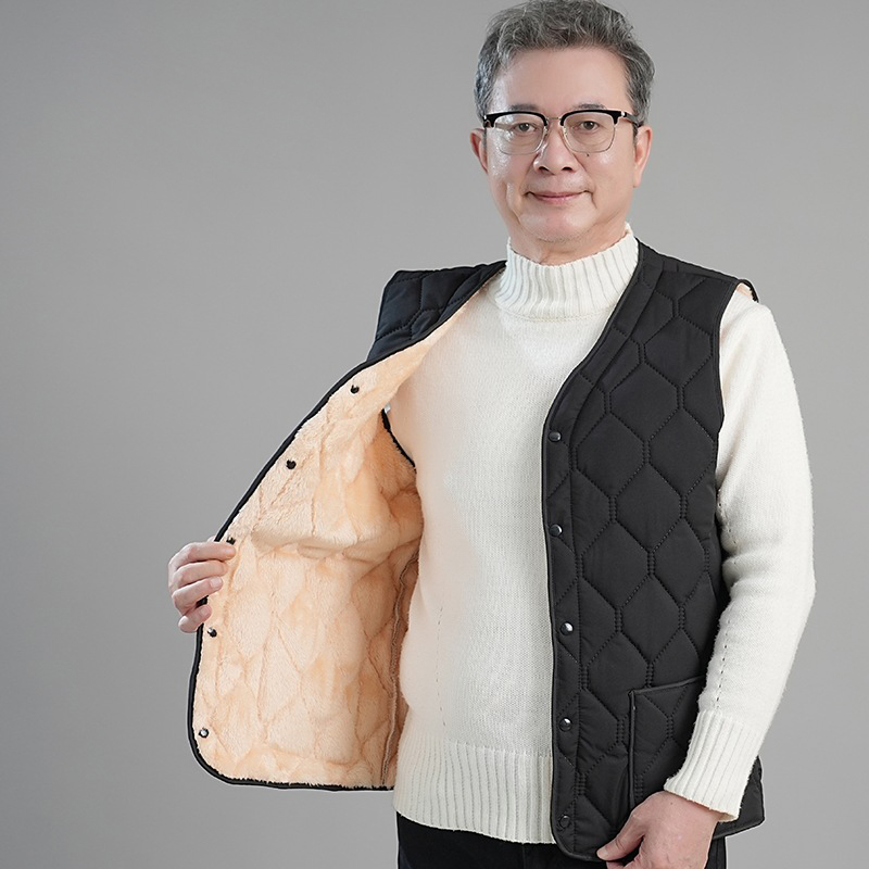 秋冬新款男羽絨棉馬甲