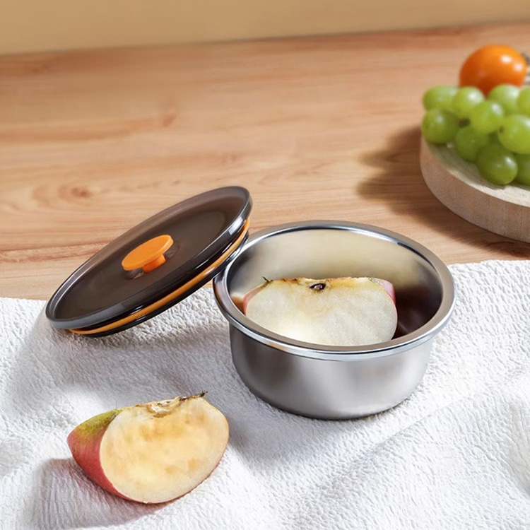 【附蓋保鮮碗】不鏽鋼多功收納盒