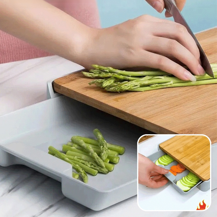 楠竹抽屜式菜板