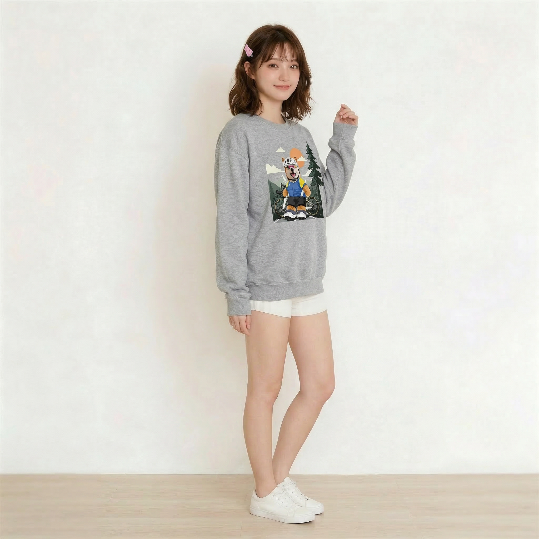 カスタムフワモコ部  トレーナー  ロードプレイヤー  1頭デザイン260316-9