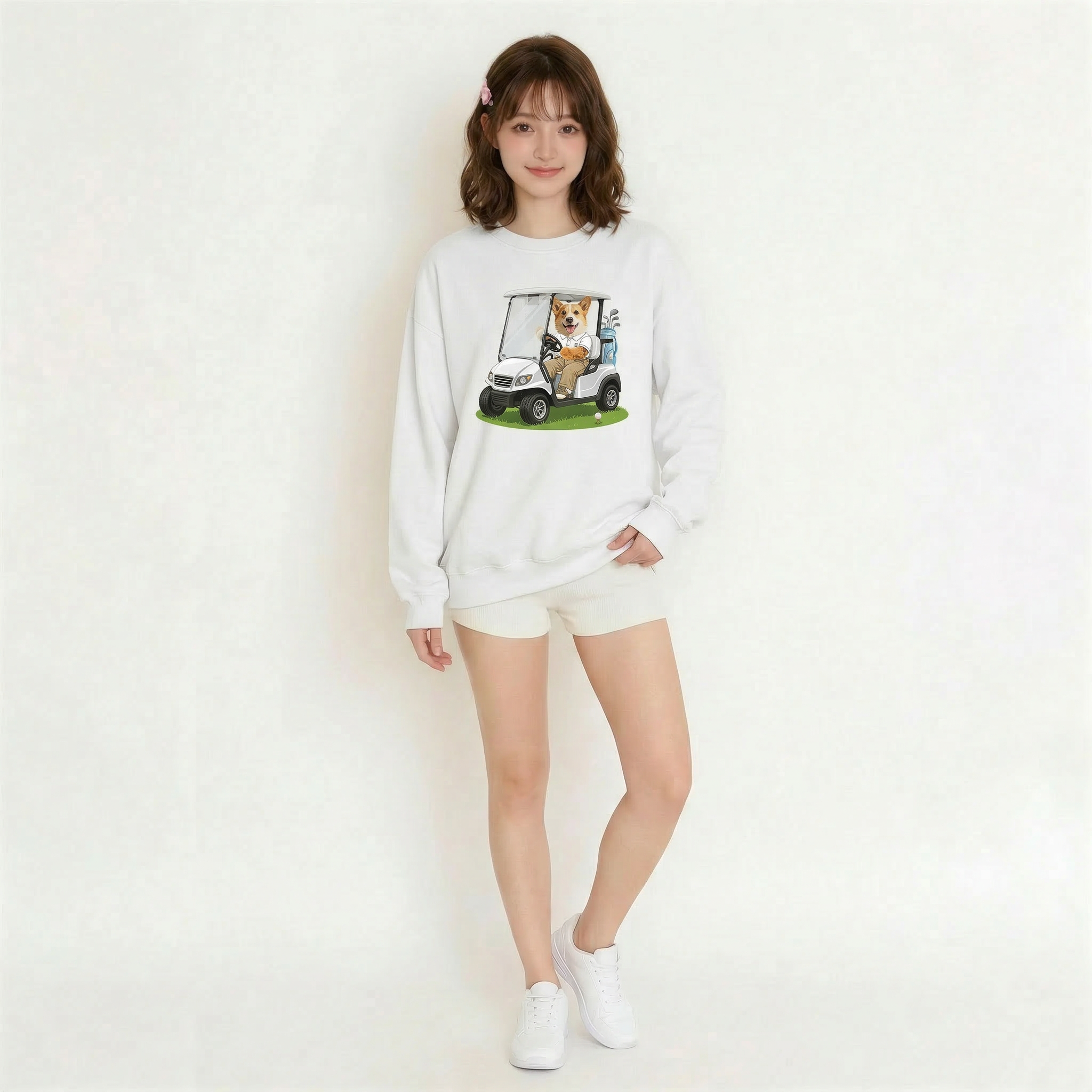 カスタムフワモコ部  トレーナー   紳士カークラブ   1頭デザイン260316-11