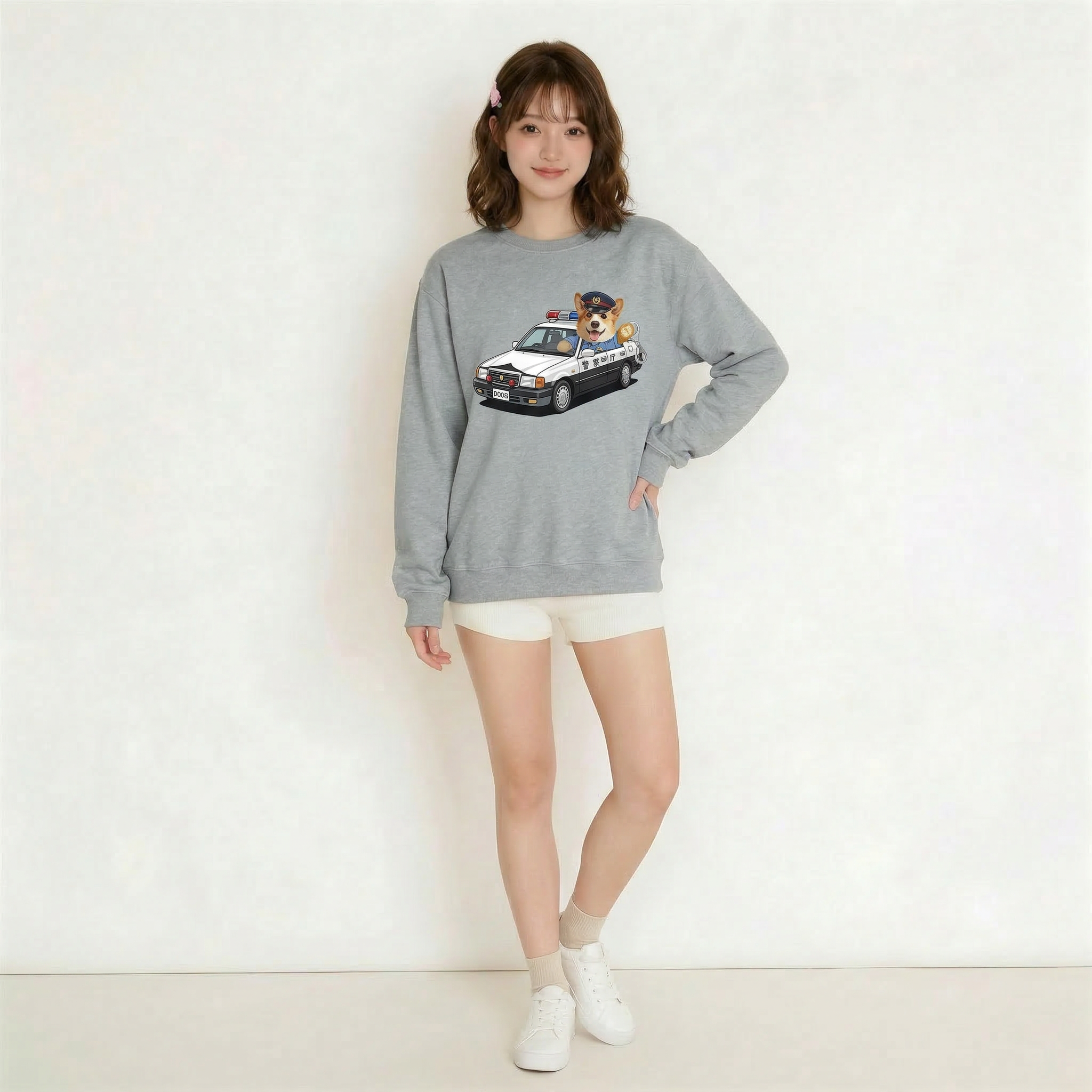 カスタムフワモコ部  トレーナー  警視庁パトロール隊   1頭デザイン260316-12