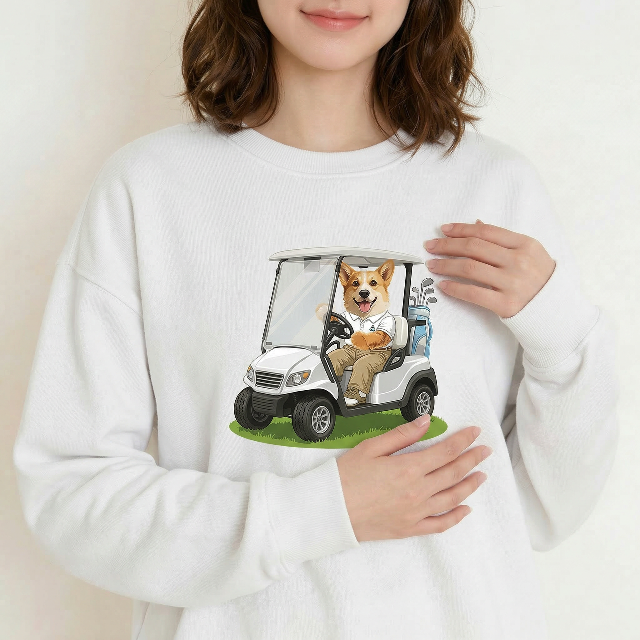 カスタムフワモコ部  トレーナー   紳士カークラブ   1頭デザイン260316-11