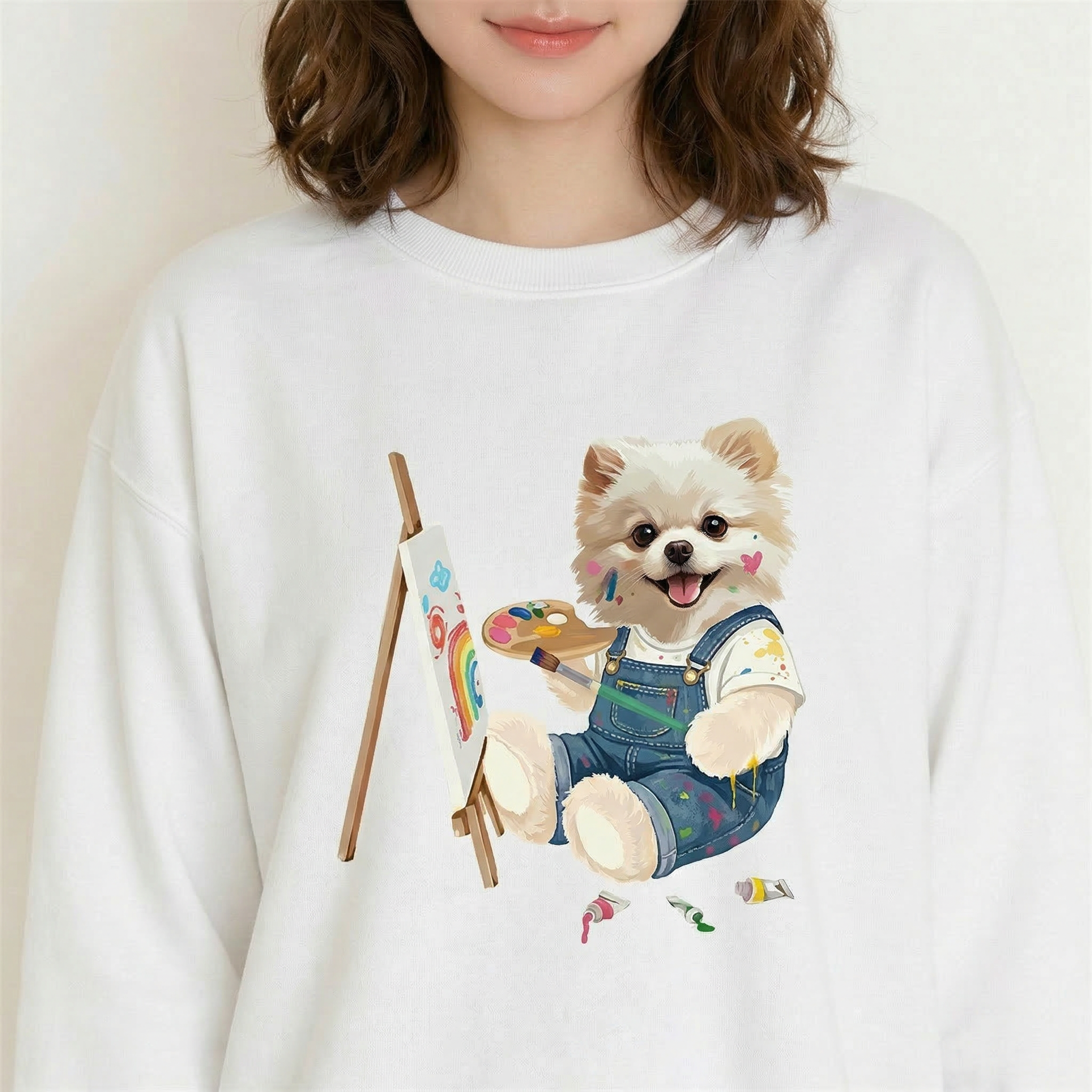 カスタムフワモコ部  トレーナー  アトリエ日和   1頭デザイン260316-10