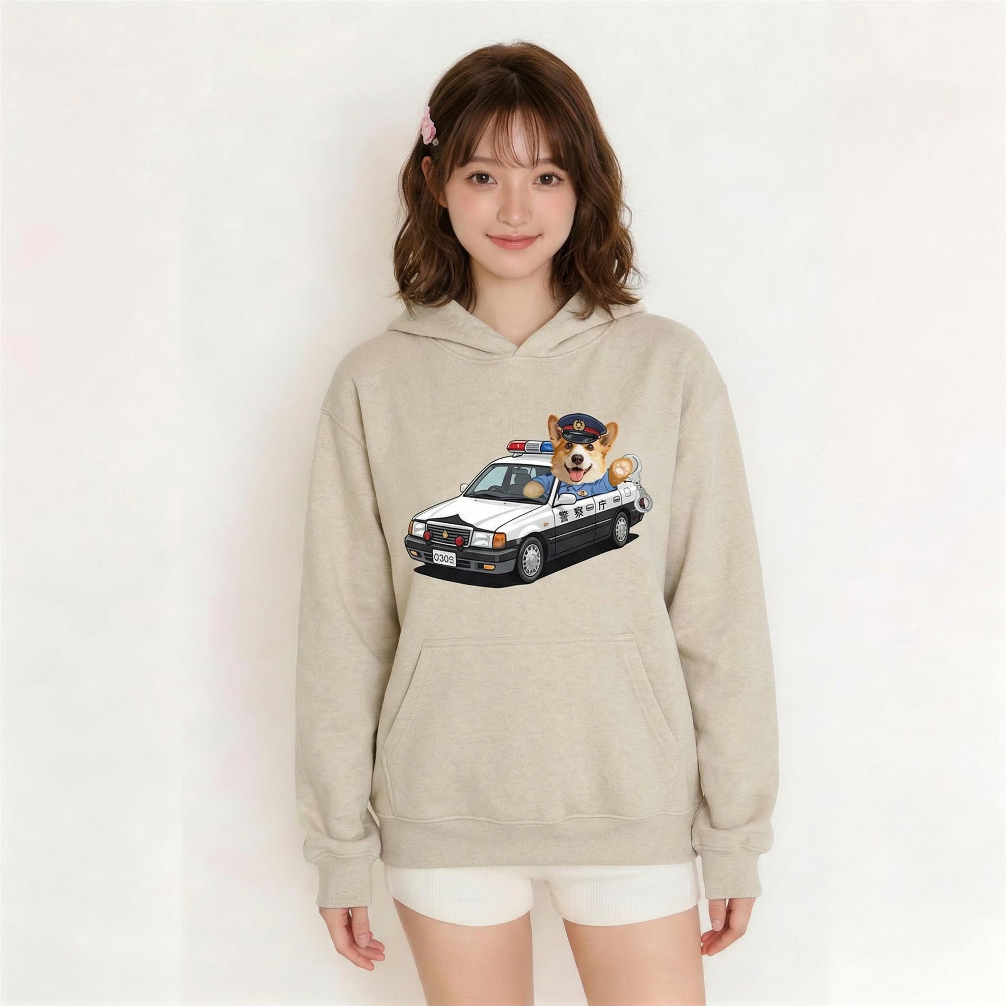 カスタムフワモコ部  パーカー 警視庁パトロール隊  1頭デザイン260316-17