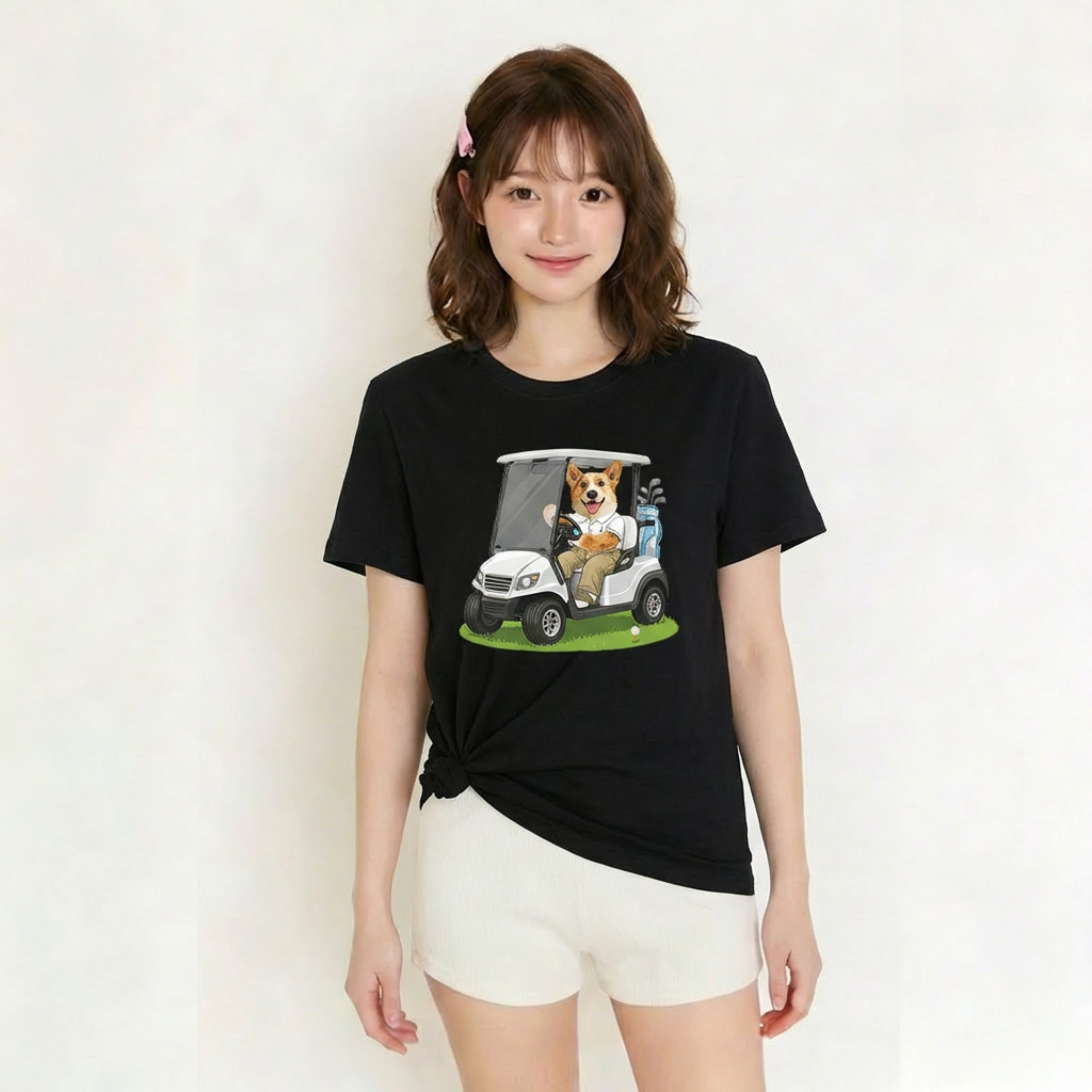 カスタムフワモコ部  プレミアムTシャツ  紳士カークラブ   1頭デザイン 260316-1