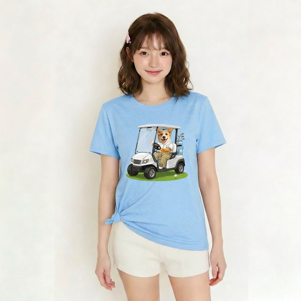 カスタムフワモコ部  プレミアムTシャツ  紳士カークラブ   1頭デザイン 260316-1