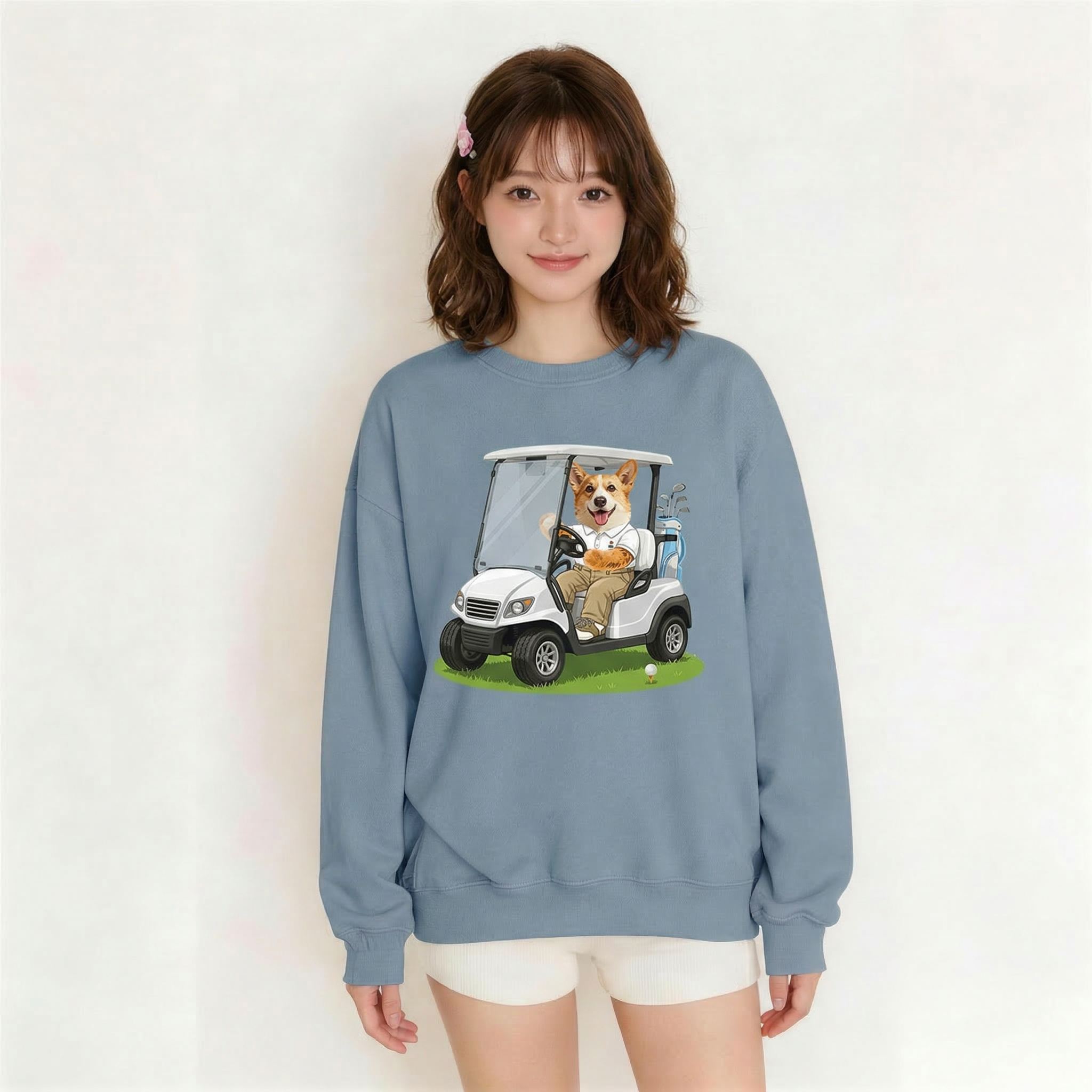 カスタムフワモコ部  トレーナー   紳士カークラブ   1頭デザイン260316-11