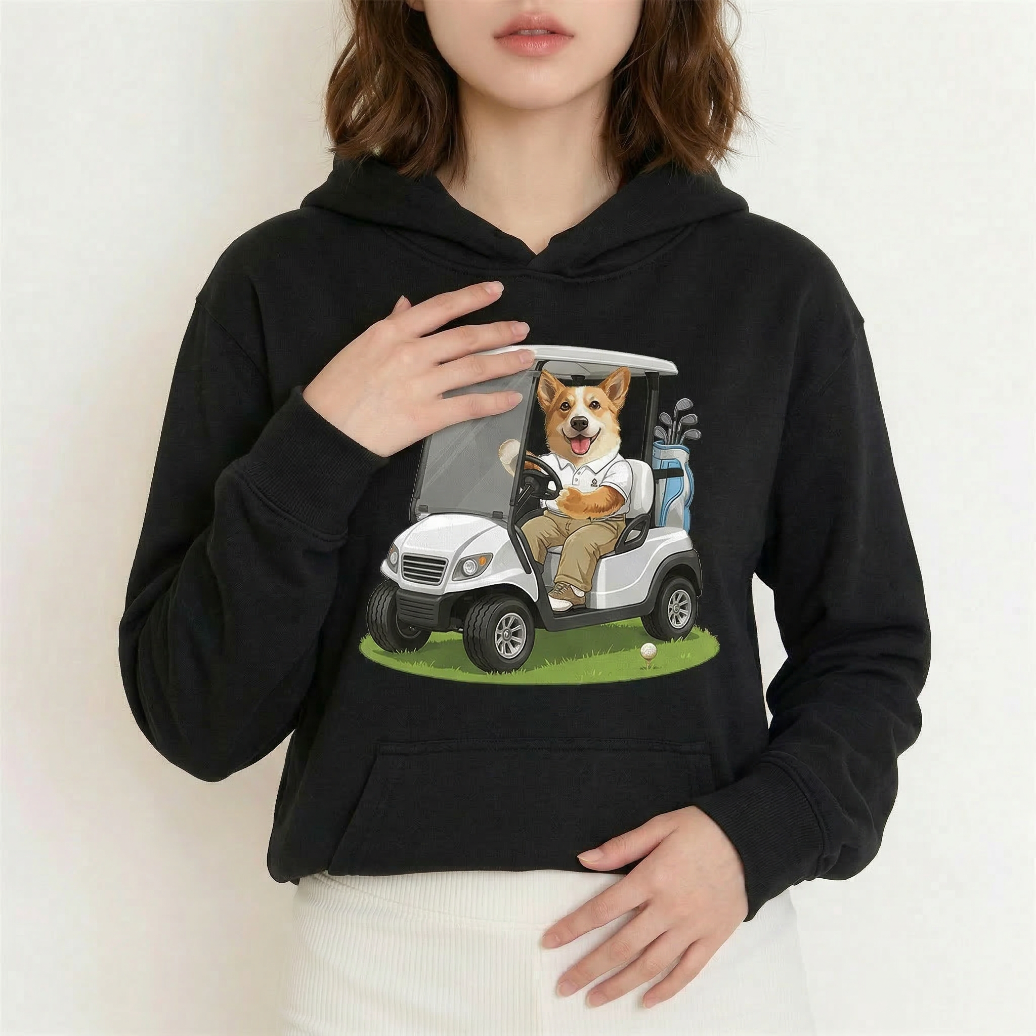 カスタムフワモコ部  パーカー ロードプレイヤー   1頭デザイン260316-16