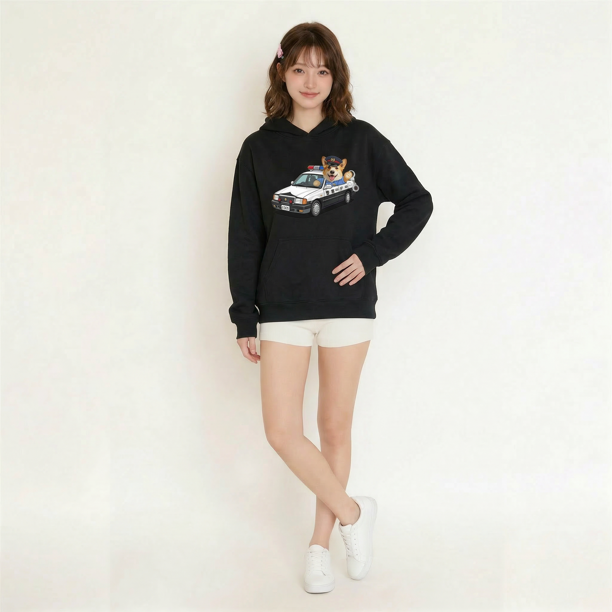 カスタムフワモコ部  パーカー 警視庁パトロール隊  1頭デザイン260316-17