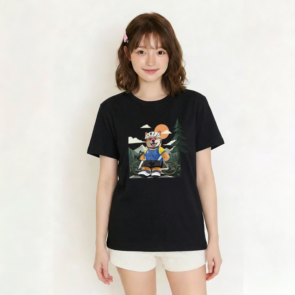 カスタムフワモコ部  プレミアムTシャツ  ロードプレイヤー   1頭デザイン 260316-4