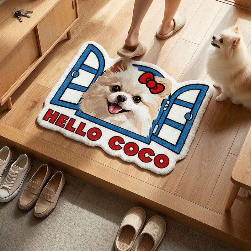 カスタムフワモコ部  不規則形状マット 【1頭デザイン】260323-2