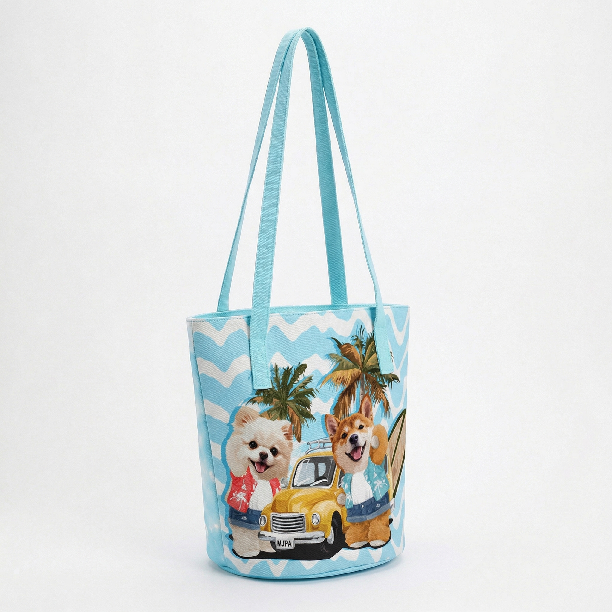 カスタムフワモコ部  バケットバッグ 【1頭デザイン】260401-1