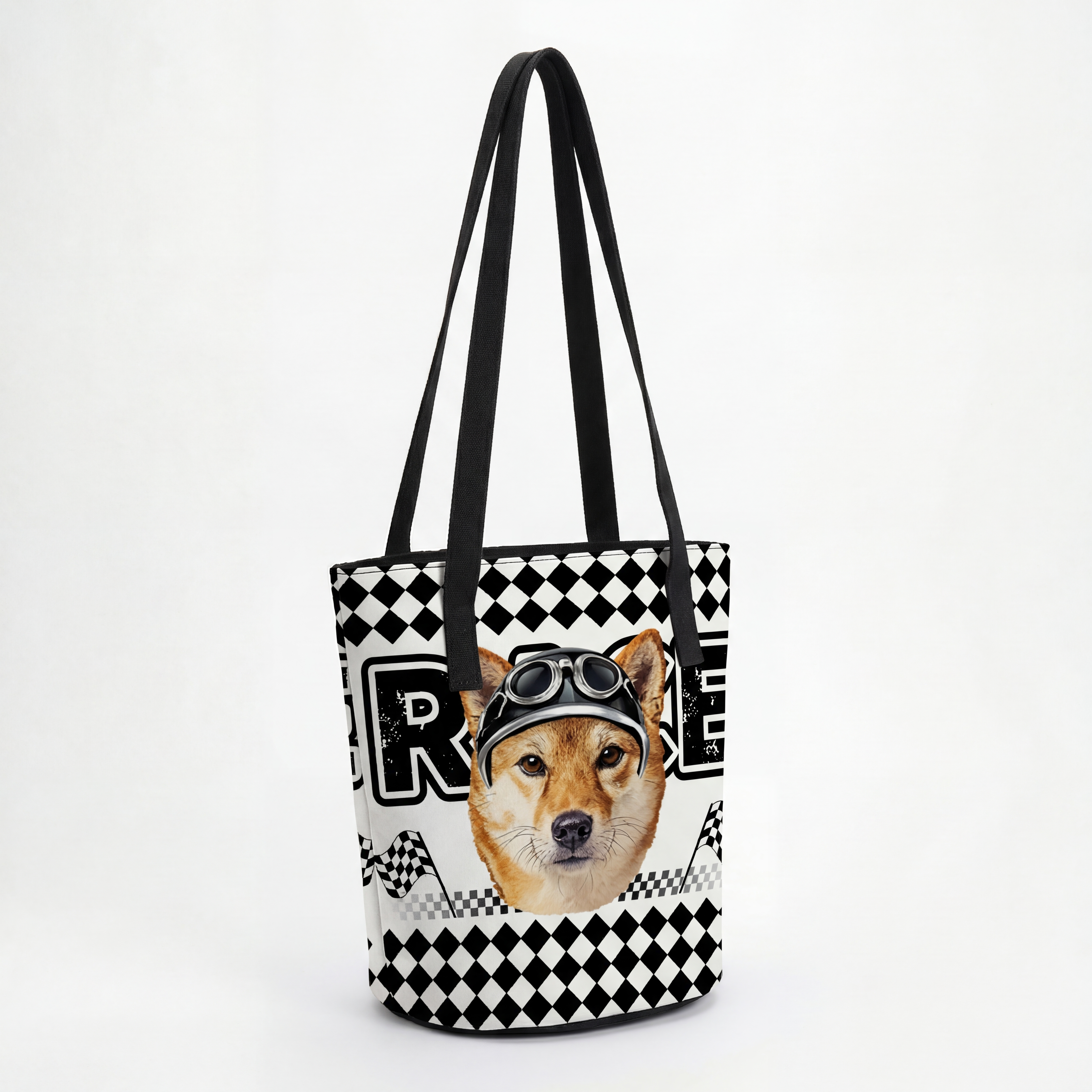 カスタムフワモコ部  バケットバッグ 【1頭デザイン】260401-8