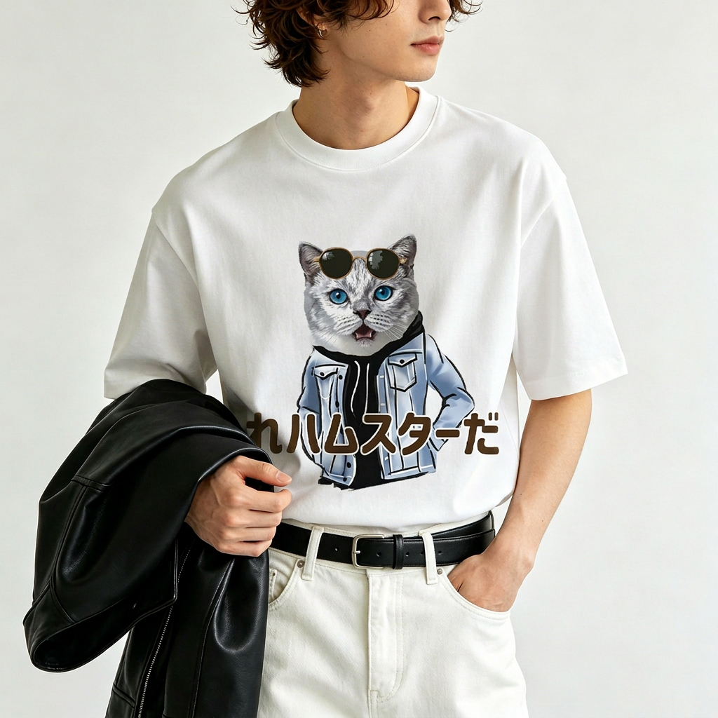 カスタムフワモコ部 これハムスターだわ プレミアムTシャツ  1頭デザイン 260520-10