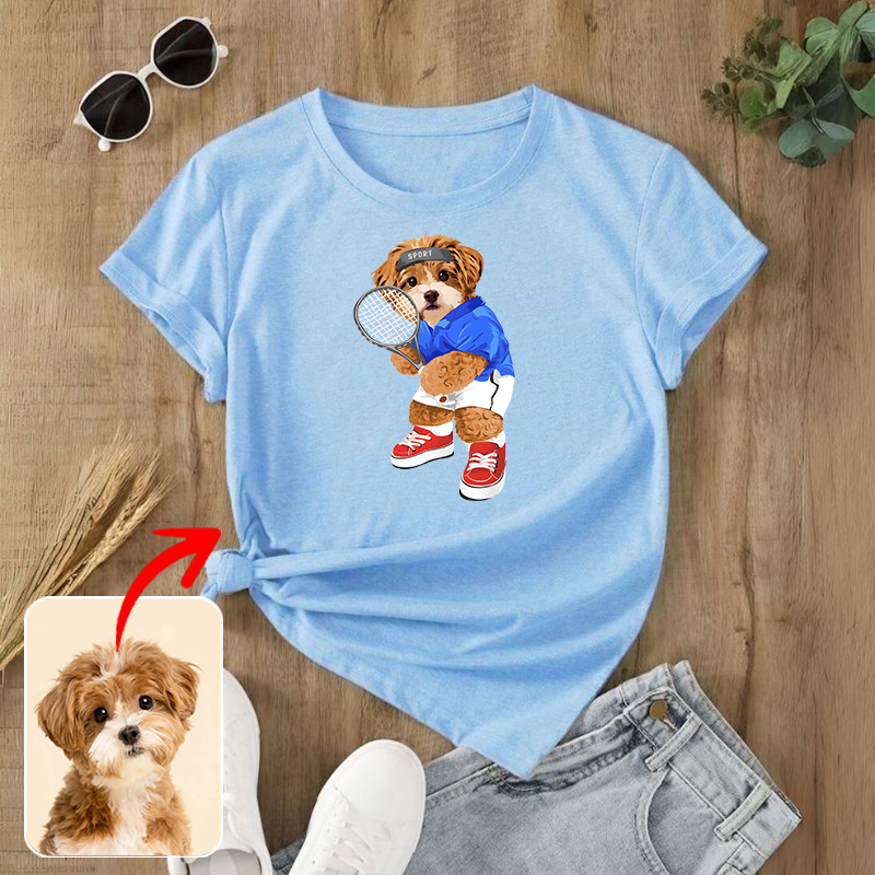 カスタムフワモコ部  プレミアムTシャツ  Sandbag Boxing  1頭デザイン 0625-1-2