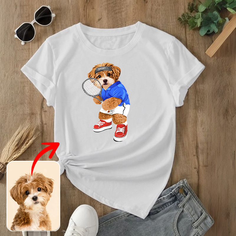 カスタムフワモコ部  プレミアムTシャツ  Sandbag Boxing  1頭デザイン 0625-1-2