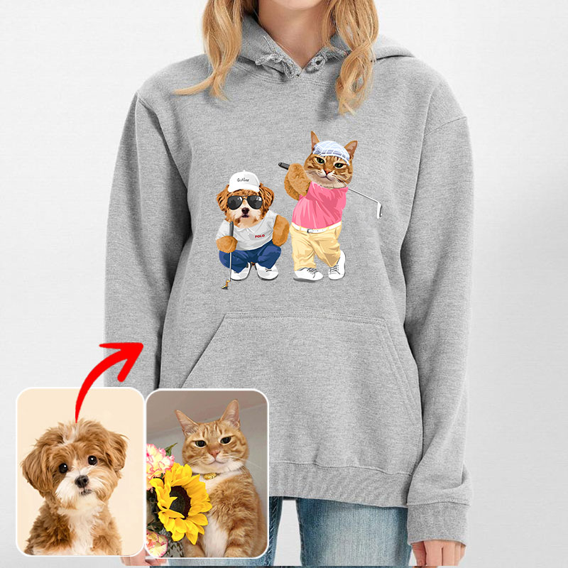 カスタムフワモコ部 　パーカー    OK—BAL   1頭デザイン0830-2-7