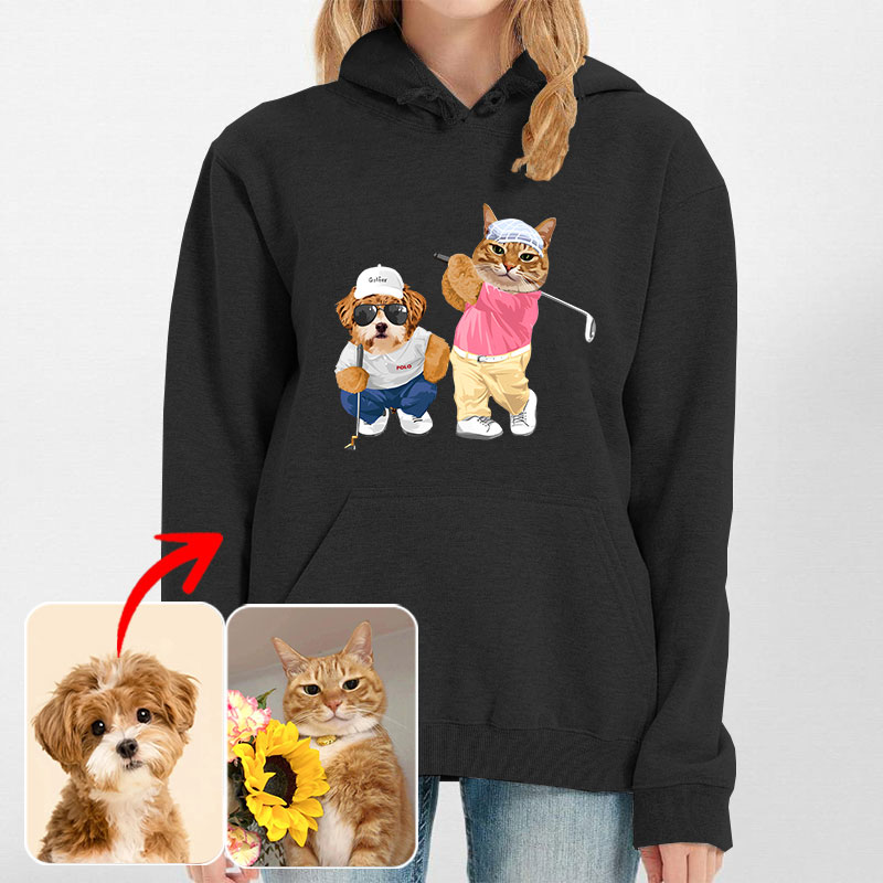 カスタムフワモコ部 　パーカー    OK—BAL   1頭デザイン0830-2-7