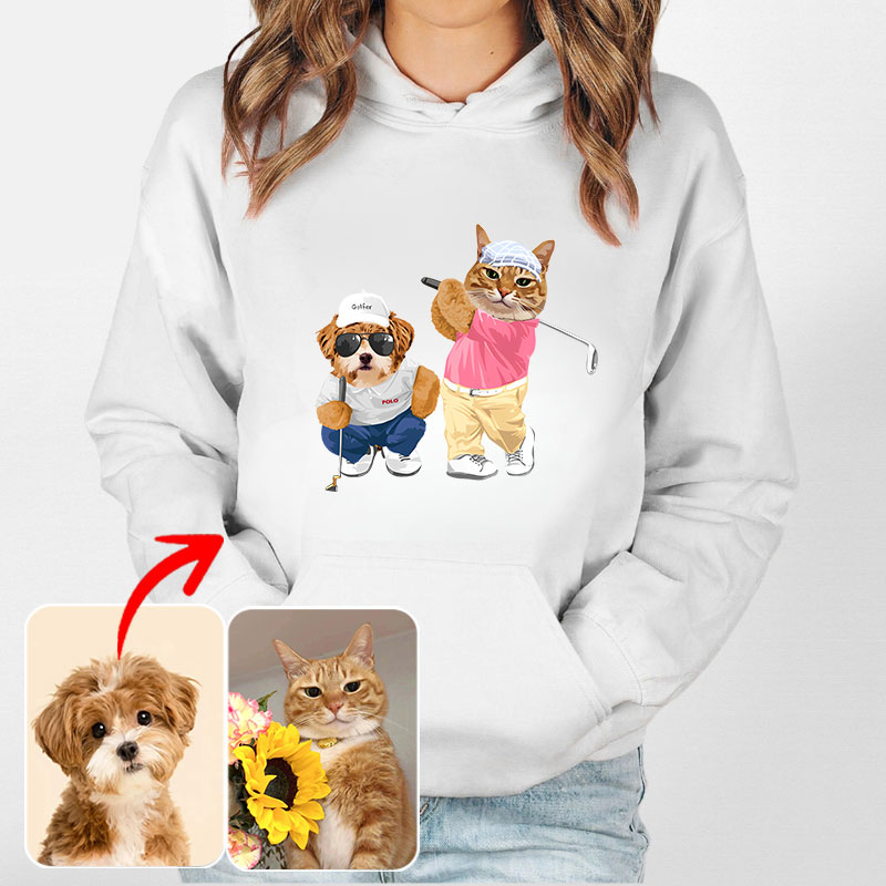 カスタムフワモコ部 　パーカー    OK—BAL   1頭デザイン0830-2-7