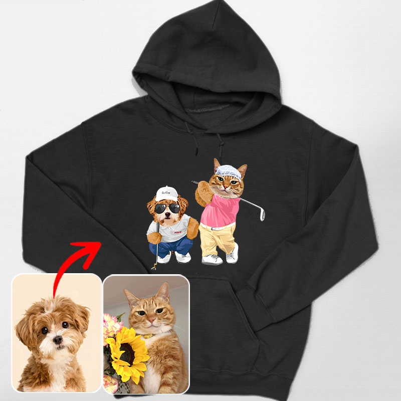 カスタムフワモコ部 　パーカー    OK—BAL   1頭デザイン0830-2-7