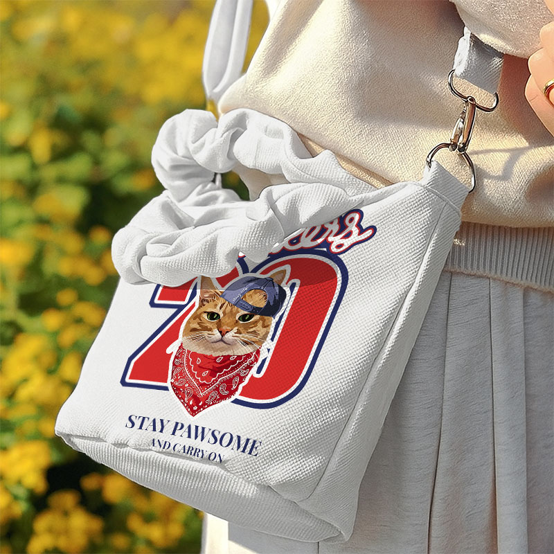 カスタムフワモコ部  着脱ショルダー通勤トート  【1頭デザイン】 0908-2-4