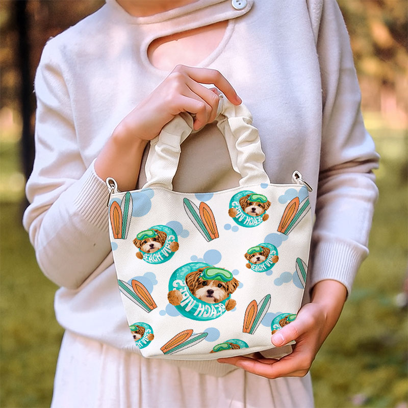 カスタムフワモコ部  着脱ショルダー通勤トート   0908-2-2